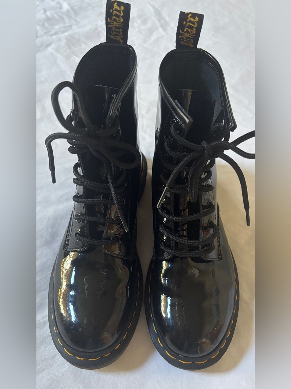 Dr. Martens 1460 Women’s US 7 Black Patent Leather Combat Boots UK 5 EU 38